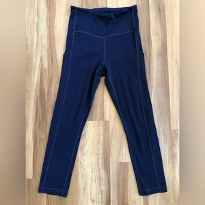 Athleta Dress Blue/Navy Ultimate Stash Capri VGUC Size XS